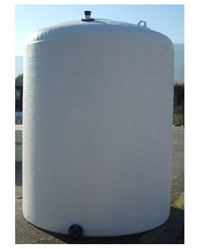 Depósito de agua potable 5000 litros cilíndrico vertical